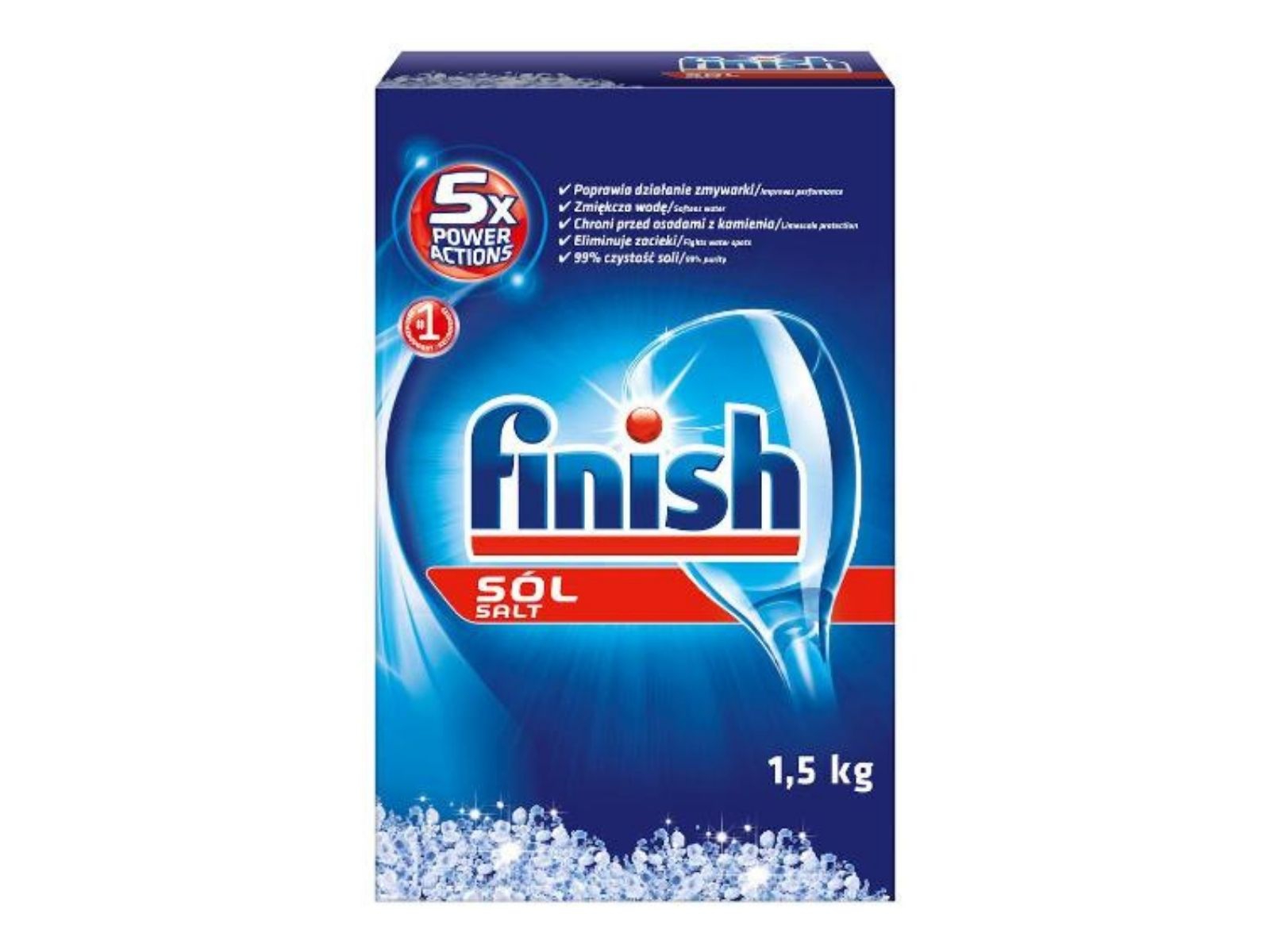 Sól do zmywarek FINISH 1,5 kg